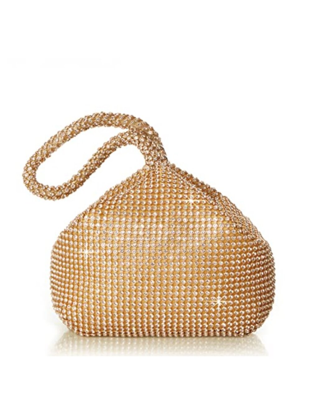 Rhinestone Triangle Clutch Evening Bag for Wedding Prom Party